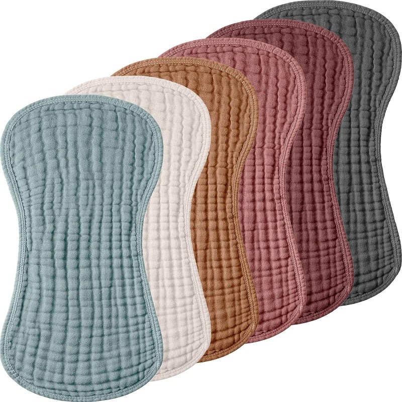 Burp Cloths Supplier - Customized Multicolor Muslin Cotton