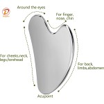 Steel Gua Sha Supplier - OEM LOGO Self Care Facial Tool
