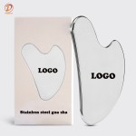 Gua Sha Tool Supplier - Custom Logo Stainless Steel Scraping