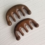 Wood Comb Factory - Natural Sandalwood Wide Tooth Massage