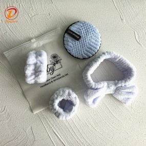 Skincare Set Factory - Custom Packing Headband Wristband Pads
