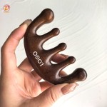 Wood Comb Factory - Natural Sandalwood Wide Tooth Massage
