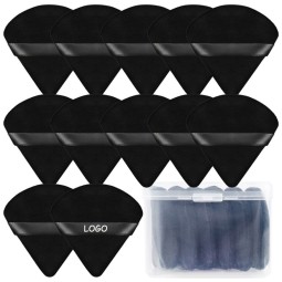 Powder Puff Supplier - Custom Black Triangle Applicators