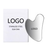Steel Gua Sha Supplier - OEM LOGO Self Care Facial Tool