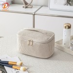 Cosmetic Bag Factory - Washable Foldable Corduroy Pouch