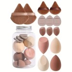 Makeup Sponge Set Supplier - Multi-colored Latex Free Boxed