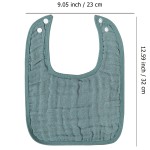 Baby Bibs Factory - Custom Logo Muslin Drool Bibs