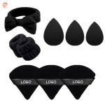 Powder Puff Supplier - Custom Black Triangle Applicators
