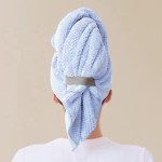 Hair Towel Wrap Supplier - Microfiber Anti Frizz Turban