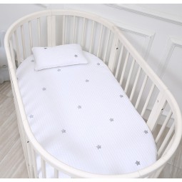 Bassinet Sheet Manufacturer - 100% Cotton Fitted Crib Waterproof