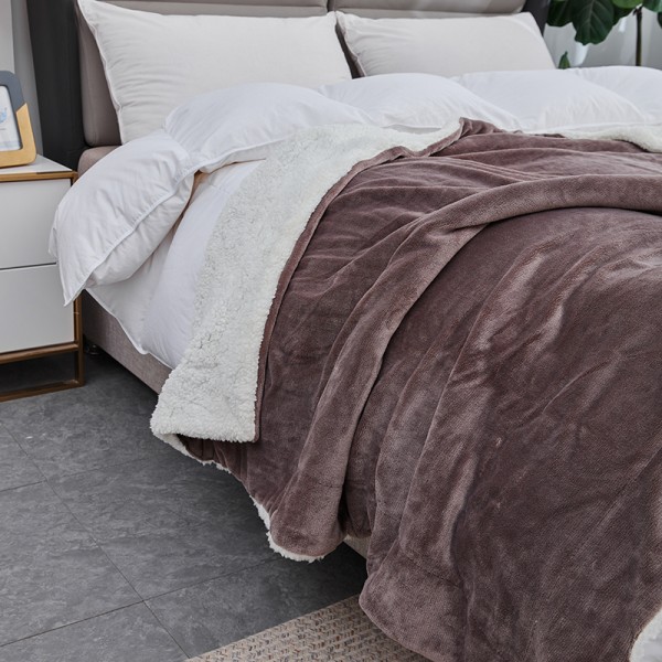 Faux Fur Blanket Factory - Microfiber 100% Polyester Warm