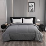 Reversible Comforter Factory - Couette De Lit Microfiber Quilt