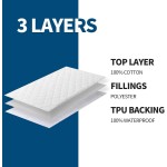 Mattress Topper Factory - Hypoallergenic Sprei Quilted Pad