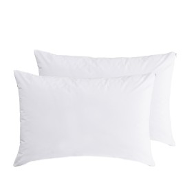 Washable Pillow Case Factory - Washable White Zipper Style