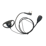 K Plug Headset Manufacturer - Ear Hook OEM Two-Way Radio