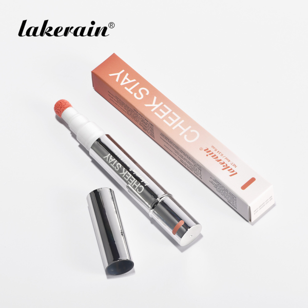 Lakerain矿物液体腮红笔跨界柔滑持久面霜不易卸妆，提亮肤色