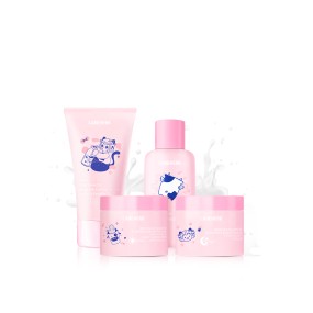 Private Label Organic Korean Skin Care Kit Face Whitening and Brightening Milk Niacinamide Set