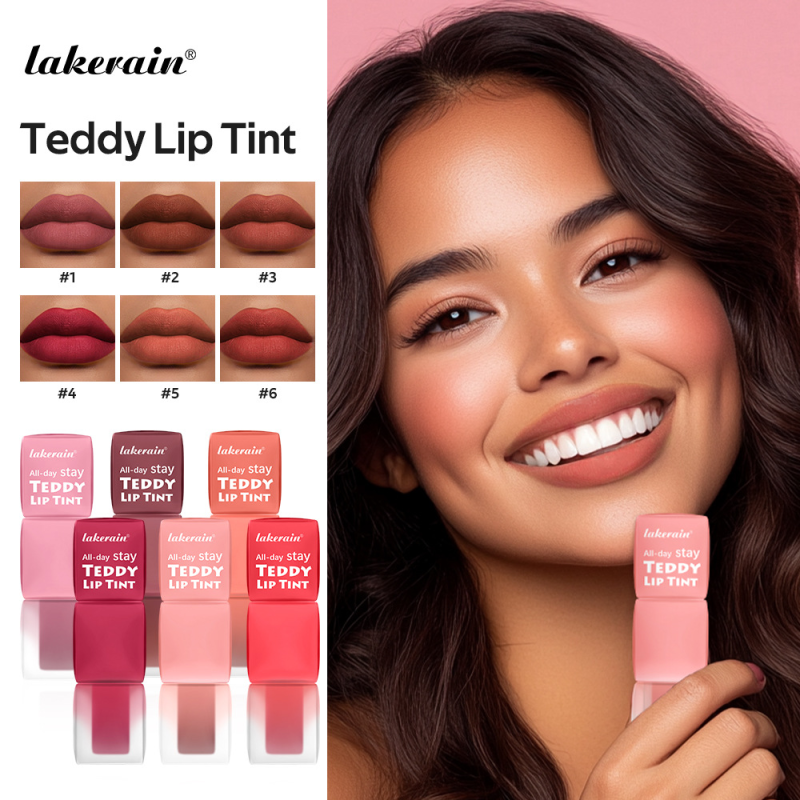 Long-Lasting Waterproof Teddy Lip Gloss Cream Matte Not Easy to Remove Chemical Ingredient Makeup
