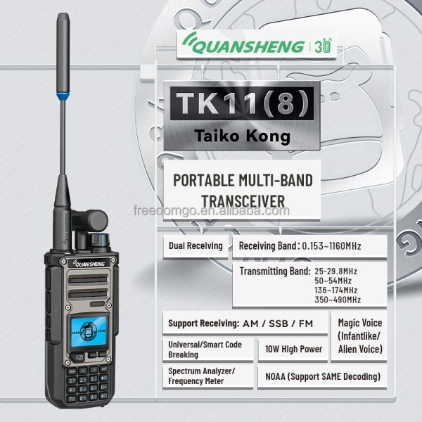 Walkie Talkie Manufacturer - 10W Dual Band NOAA OEM Two-Way