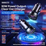Car Charger Manufacturer - 30W PD QC Cyberpunk OEM