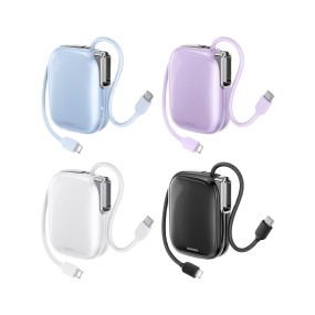 Power Bank Factory - 22.5W Built-in Cable OEM Mini