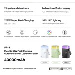 Power Bank Manufacturer - 40000mAh 65W LED OEM Outdoor