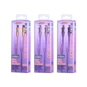 Data Cable Manufacturer - 100W Zinc Alloy OEM Braided