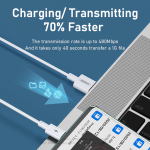 Data Cable Manufacturer - 22.5W Type C OEM TPE