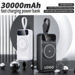 Power Bank Supplier - Custom 30000mAh Digital Display 15W Wireless
