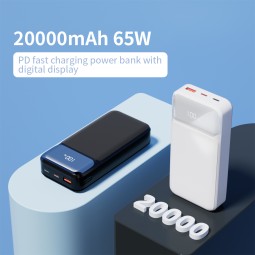 Power Bank Supplier - Custom PD65W 20000mAh Laptop Power Bank