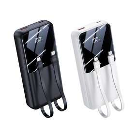 Power Bank Supplier - Custom 20000mAh PD22.5W Dual Cable 3C