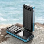 Power Bank Manufacturer - OEM Solar Panel Case Built-in Cable