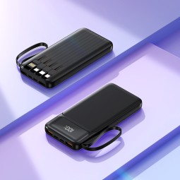 Power Bank Manufacturer - OEM 10000mAh Ultra Slim Built-in Cables