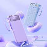 Power Bank Factory - Bulk 10000mAh Built-in 4 Cables Lanyard