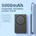 Power Bank Manufacturer - OEM Custom Logo 5000mAh Magnetic Wireless