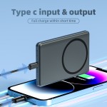 Power Bank Supplier - Custom 5000mAh Aluminum Alloy Magnetic Wireless