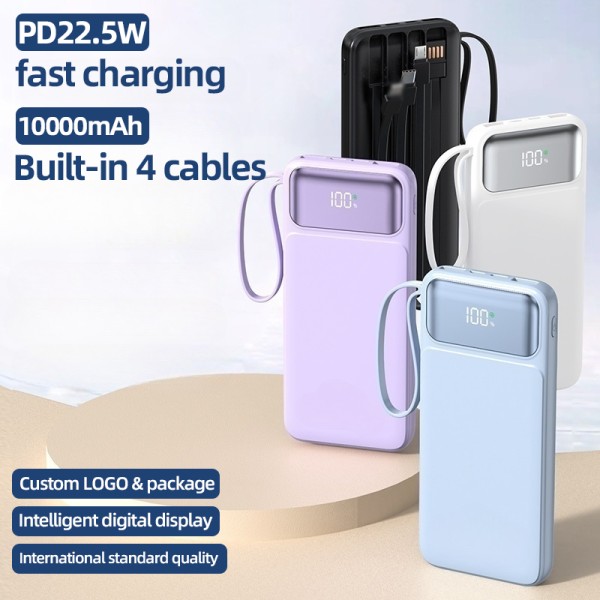 Power Bank Factory - Bulk 10000mAh Lanyard Type C Cable Portable
