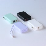 Power Bank Factory - Bulk 10000mAh Built-in Cable Wall Charger