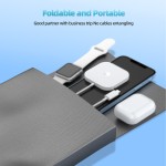 Wireless Charger Factory - Bulk 3 in 1 Foldable Magnetic Stand