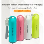 Power Bank Supplier - Custom 2600mAh Keychain 18650 Battery