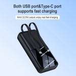 Power Bank Supplier - Custom 20000mAh PD22.5W Dual Cable 3C