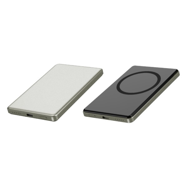 Power Bank Supplier - Custom 5000mAh Aluminum Alloy Magnetic Wireless