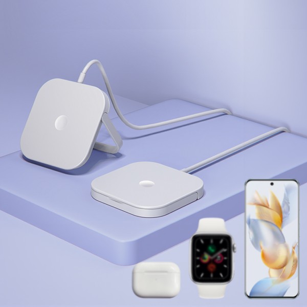 Wireless Charger Factory - Bulk 3-in-1 Magnetic Foldable Bracket