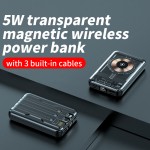 Power Bank Supplier - Custom 10000mAh Transparent Magnetic Wireless