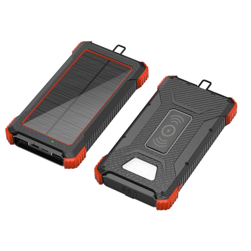 Power Bank Supplier - Custom 10000mAh Waterproof PVC Solar Charger