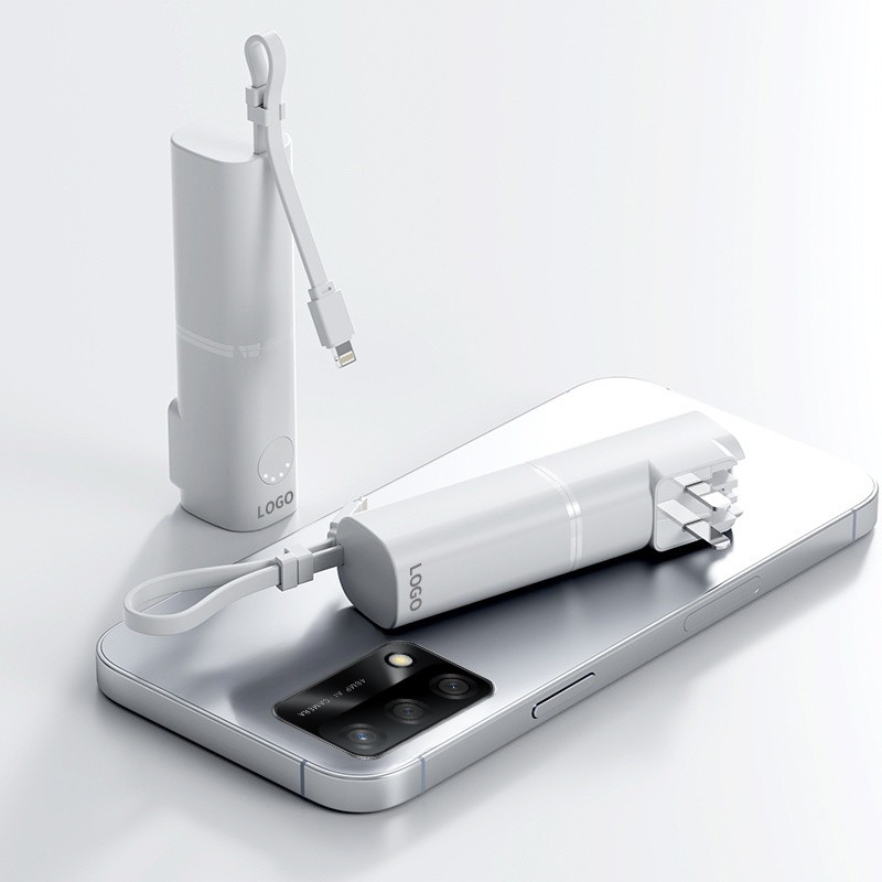 Power Bank Manufacturer - OEM 5000mAh 2-in-1 Wall Plug Charger