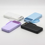 Power Bank Manufacturer - OEM 10000mAh Ultra Slim Built-in Cables