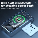 Power Bank Supplier - Custom 10000mAh Transparent Magnetic Wireless