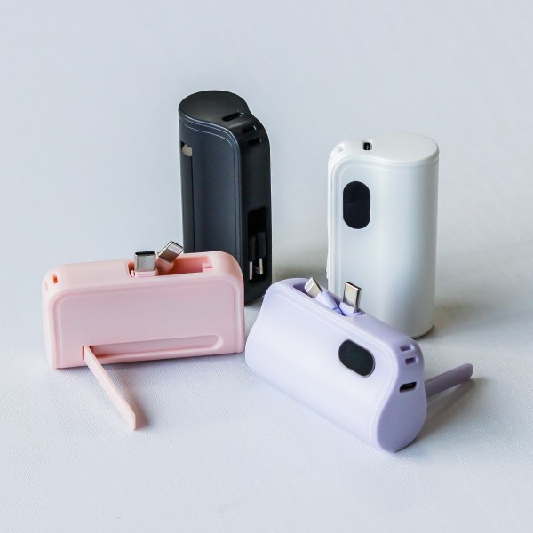 Power Bank Supplier - Custom 5000mABS Travel Keychain LED Display