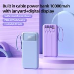 Power Bank Factory - Bulk 10000mAh Lanyard Type C Cable Portable
